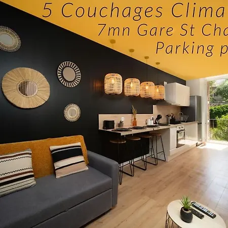 Apartment Air Conditioning Balcony 5 Couchages Marseilles Exterior foto