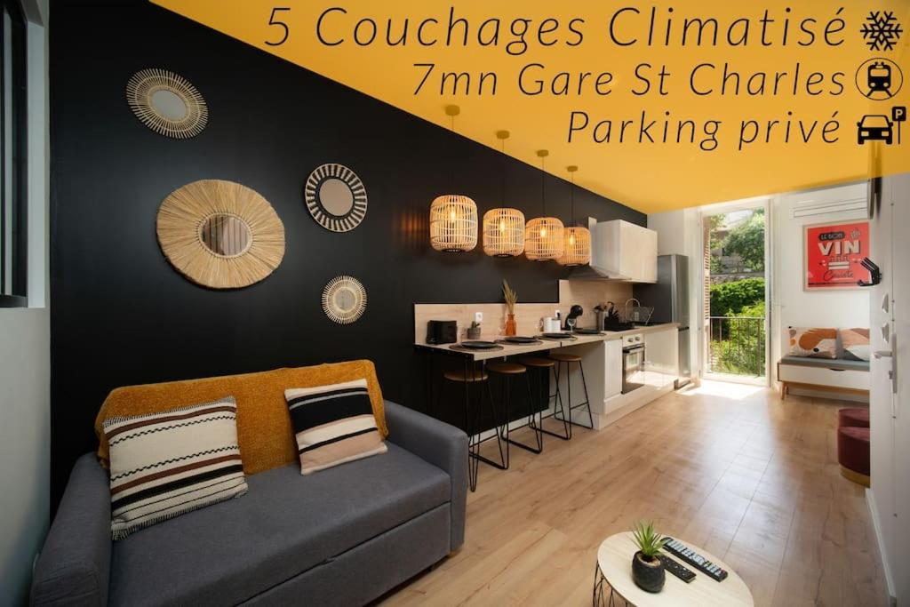 Air Conditioning Balcony 5 Couchages * Marseille